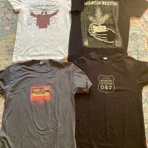 MARTIN SEXTON Concert Tour 5 five t-shirt Bundle